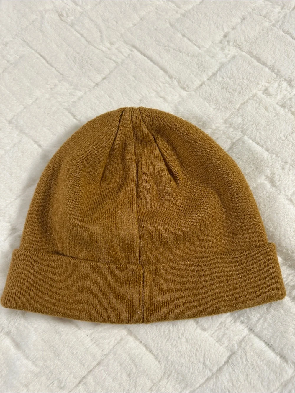 H&M Mustard Brown Rib-Knit Men’s or Women’s Beanie